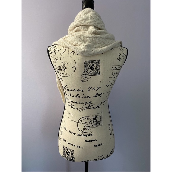 Knitted Sweater Infinity Scarf - Picture 2 of 2